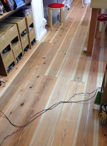 すっきりした配線