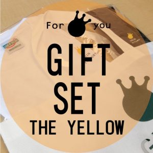 Tシャツ、ハイソックス、袋のイエロ―セット