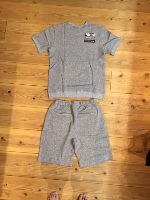 半袖、半パンスウェット