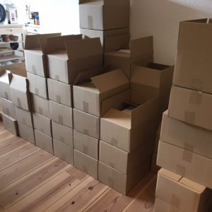 福袋が入った福BOX。 これも全部ではありません。 もっとあるよ。