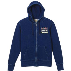 デニムスウェットパーカー