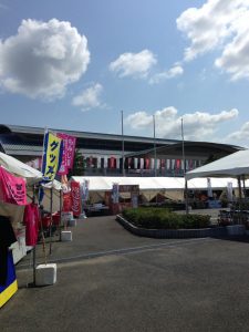 無人の会場・・・