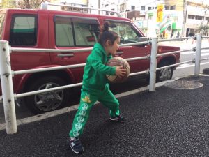 バスケキッズパーカー