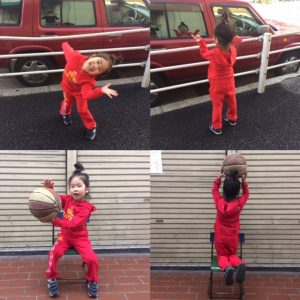 バスケキッズパーカー