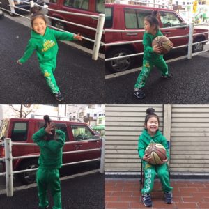 バスケキッズパーカー