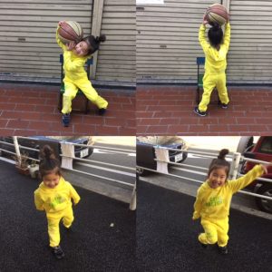 バスケキッズパーカー