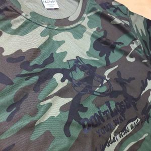 バスケドライカモフラTシャツ