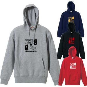 バスケットボールプルオーバーパーカー「ZERO TO ONE」