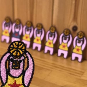 ピンクま！ミニワッペン