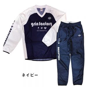 シャカシャカ上下（紺）